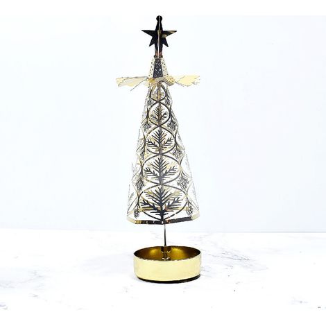 Weihnachtliche Aromatherapie-Kerze, drehbarer Kerzenhalter, wandelbares Licht (1/5)