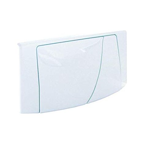 Placca di comando bianca 2 tasti Bampi Zeta bianco