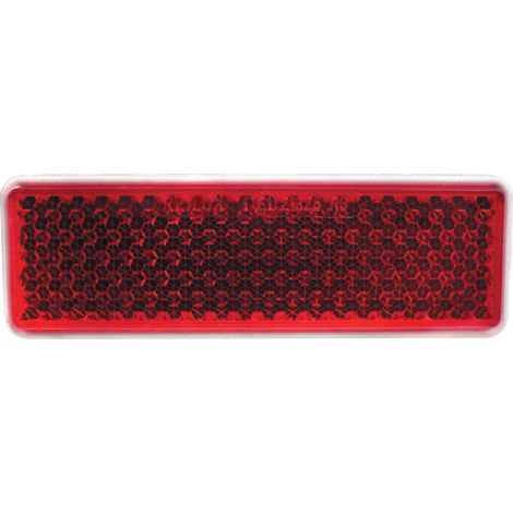 Riflettore rettangolare 130x42mm da avvitare