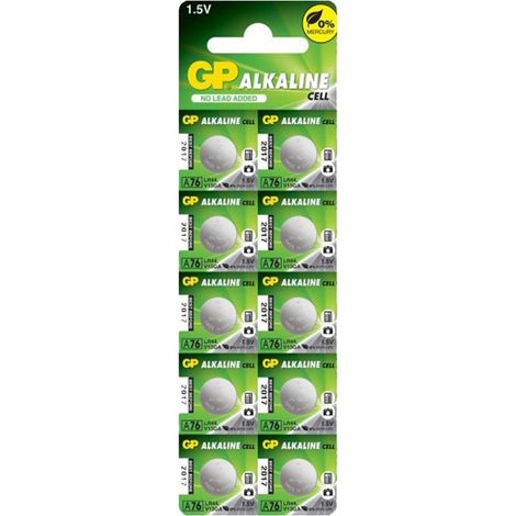 Batterie microalcaline GP LR0044-B10 1,5 V 110 mAh, confezione da 10