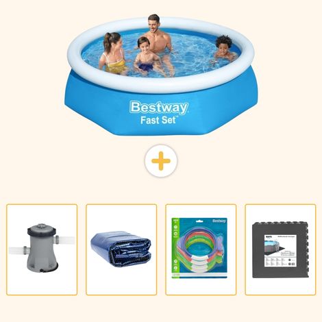 Bestway Bestway Fast Set Ronde - 244x61 cm - 5-pièces  S177 (1/5)