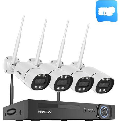 Sistema de cámaras de seguridad, resolución de 5 MP, visión nocturna, 4 cámaras de 5 MP, no (1/2)