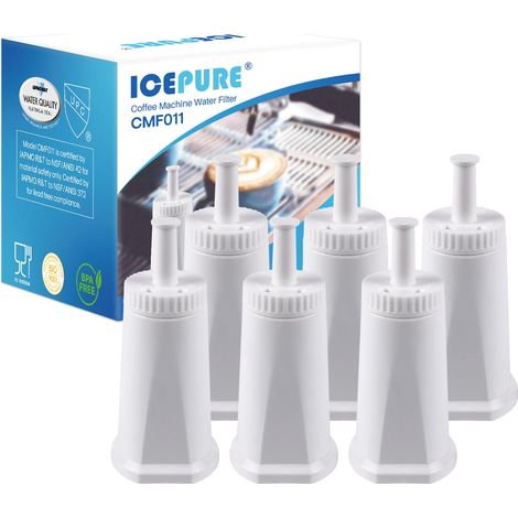 Filtres à Eau pour Machine à Café, Compatible Avec Sage Barista Express Pro Touch, SES008, SES810, SES880, SES920, SES980, SES990, SES875, Oracle Touch, Double Chaudière Bambino Plus 6 Pièces (1/5)