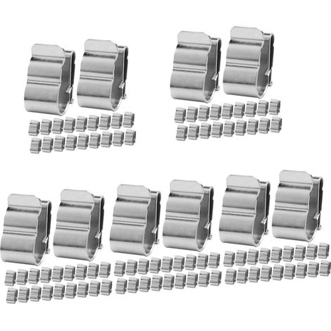 100 Pcs Pince Photovoltaïque Clips De Câblage De Remorque Clips De Fil Métallique Clips De Fil De Cadre Clips De Câble De Panneau Solaire Clips De Fil De Remorque Clips De Câble (1/5)