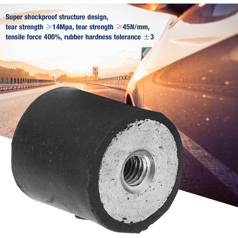 4 pièces silentblocs caoutchouc filetage femelle anti-vibration amortisseur bobine DE1010 M4 (1/5)