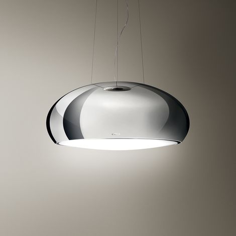 Elica SEASHELL IX/F/80. Potenza massima di estrazione: 500 m³/h, Tipo di estrazione: Filtrante, Rumorosità (velocità bassa): 42 dB. Tipo: Sospeso, Colore del prodotto: Acciaio inox, Po... - PRF0098394