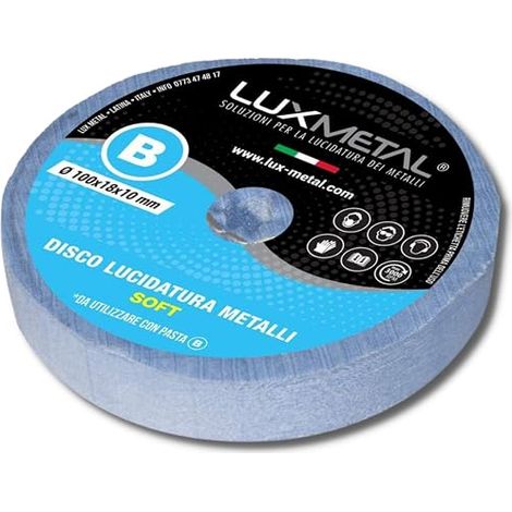 Disque Polissage 100 mm de Coton Doux Fin en Flanelle Roue Pad Tampon Meuleuse Perceuse Touret Polisseuse Lustrage Metal Acier Inox Alu Aluminium Chrome Resine Epoxy Polir (1/5)
