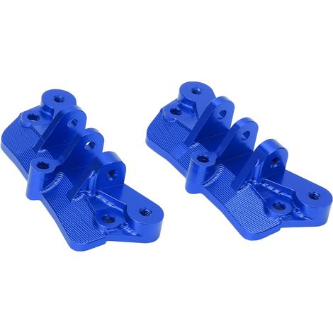 Support de boîte de vitesses avant/arrière en aluminium RC, liens de suspension supérieurs pour Losi LMT 4WD essieu solide 1/8 monster truck, bleu (1/5)