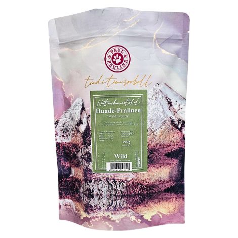 Praline con selvaggina e ribes nero 200 g snack per cani per carenza di ferro Paul & Paulina (1/3)