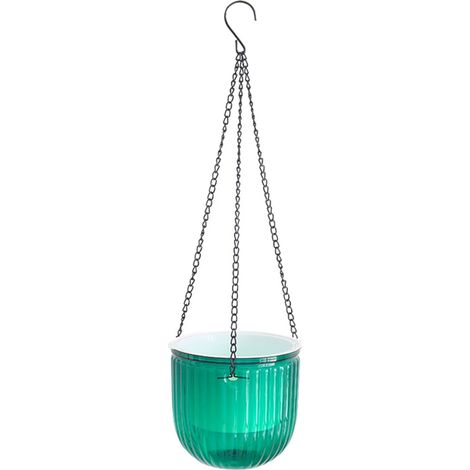 Pot Suspendu Auto-Irrigué - Avec Fenêtre De Contrôle D'Eau - Pour Intérieur Et Extérieur - En Plastique Léger Et Résistant - 1 Pièce (1/3)
