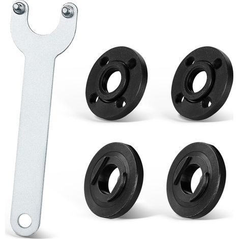 clé pour meuleuse 125 mm clé meuleuse avec bride de meuleuse d'angle,clé à meuleuse clé pour disqueuse cle meuleuse universelle Compatible avec les meuleuses d'angle de 125 mm (1/5)