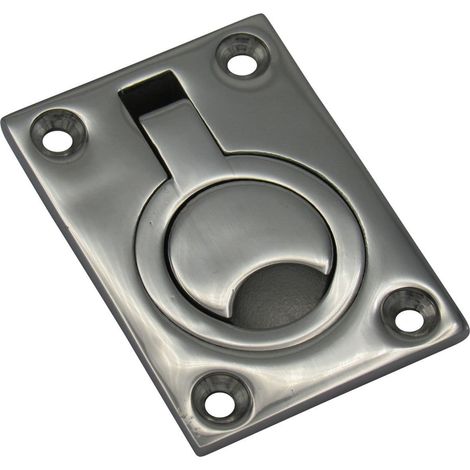Hatch Lifting Ring Stainless Steel 62MM x 45MM (Marine Lift Boat Flush Fit Deck) (1/5)