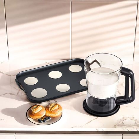 Distributeur de Pâte à Gâteau Manuel avec Tasse Doseuse - Outil de Pâtisserie DIY pour Portionnement Précis, Accessoire de Cuisine Noir-lsw (1/4)