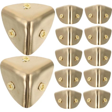 12 protège-coins décoratifs, bois, pour boîtes et enceintes (1/5)
