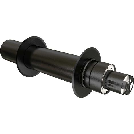 TEN – Terminal horizontal télescopique Ø80/125 en Inox 316 – Système concentrique étanche pour poêle à pellets – Longueur 870 mm