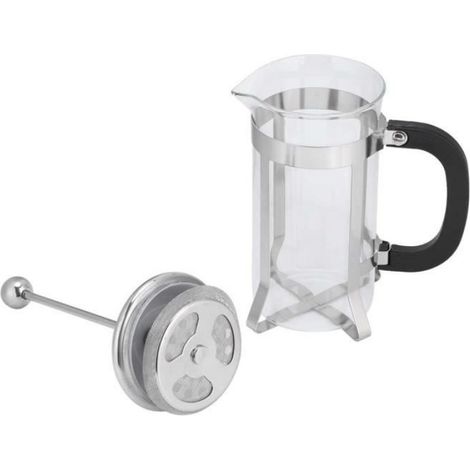 Cafetière À Piston - Verre Trempé Et Acier Inoxydable - Pour Café Et Thé - 350 Ml (1/4)