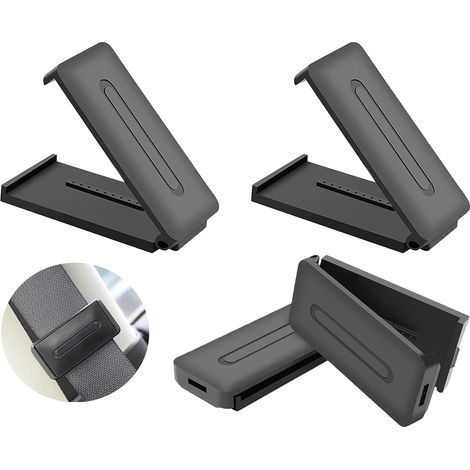 4PCS Ajusteur de Ceinture de Sécurité de Voiture, Pince Ceinture de Sécurité, Clip Ceinture de Sécurité pour Ceintures de Sécurité Dans les Camions, les SUV et Diverses Voitures (1/5)
