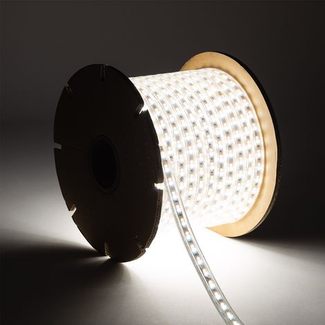 Bobina Striscia LED CCT 220V AC 120 LED/m Larghezza 14mm 50 Metri IP65 Taglio ogni 100cm CCT (2700K - 4000K - 6500K) (1/4)