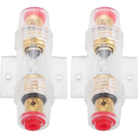 Compatible avec les porte-fusibles audio de voiture, facile à installer et livré avec 10 fusibles traversants étanches. (1/5)