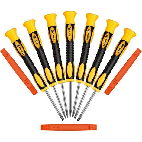 Tournevis T3 T4 T5 T6 T7 T8 T10 Tournevis de Précision 3 Pièces Outil de Levier Jeu de Tournevis de Magnétique aux Téléphones Portables Ordinateurs Consoles de Jeux (1/5)