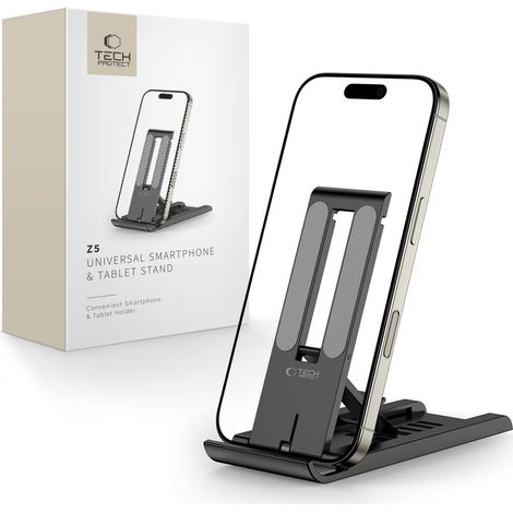 Soporte plegable para tablet y smartphone Z5 - negro (1/5)