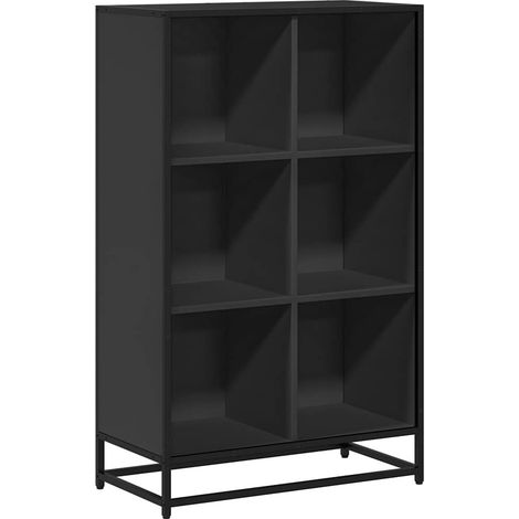 Maison Exclusive - Bücherregal Schwarz 65,5x33x107,5 cm Holzwerks