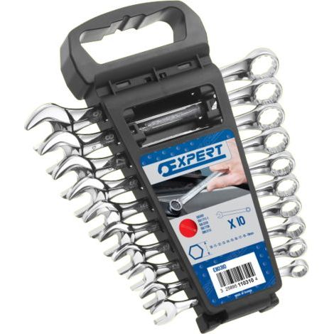 PASTORINO EXPERT SERIE DI 10 CHIAVI COMBINATE FISSE E A STELLA FINITURA LUCIDA