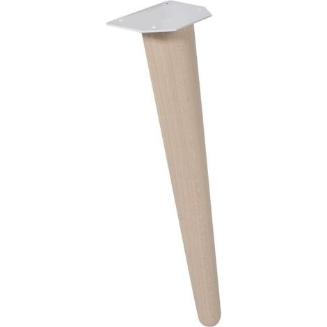 Möbelfuß Holz Buche 400 mm - pro Stück (1/2)