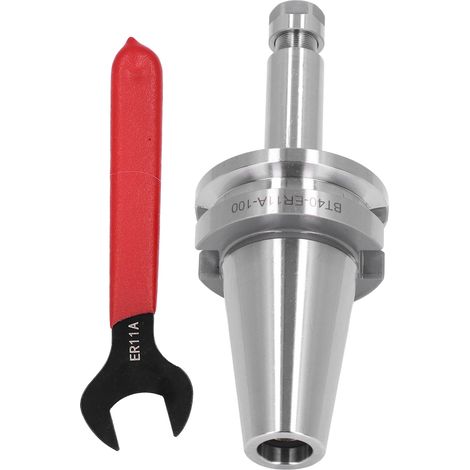 Porte-pince de serrage en acier au carbone 20CrMnTi pour fraiseuses CNC, avec clé, haute précision (1/5)