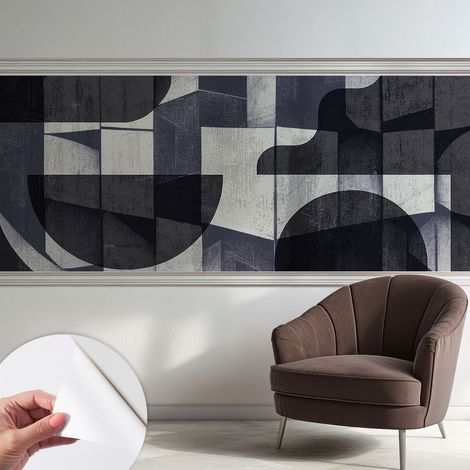 Fototapete Selbstklebend - Wandtattoo - leicht anzubringen - Wandverkleidung Geometrische Symmetrie 250x104 cm (1/5)