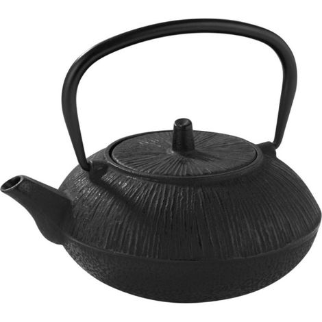 Théière Japonaise Noire en Fonte 350 à 800 ml - Pujadas