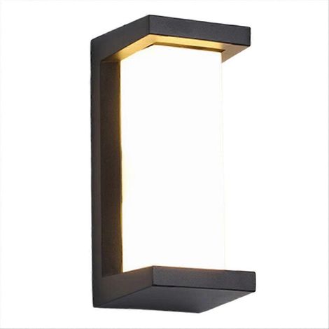 Appliques murales extérieures pour maison, luminaires extérieurs LED 3 couleurs changeables, étanches IP65, pour porche d'entrée (1/5)