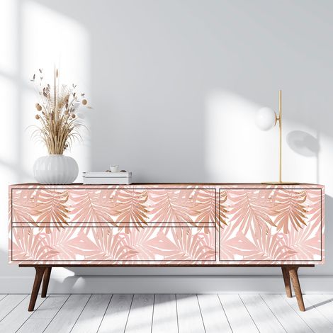 Stickers meuble - Feuilles - 90 x 360 cm - Adhésif MAT (1/3)