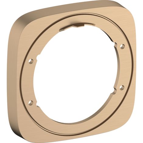 Rosace d'extension diamètre 157 mm en bronze brossé (1/2)