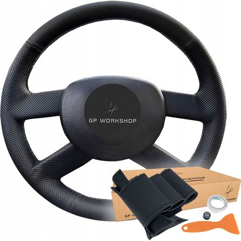 Rivestimento del volante tagliato per VW Golf 5 Touran Polo (1/5)