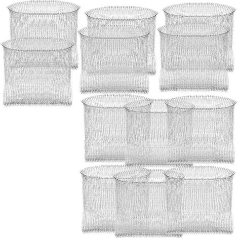 Paniers de protection pour racines de plantes, paniers en fil de fer, paniers en grillage anti-taupes et campagnols pour pots de jardin, racines souterraines (12 pièces, 3 gallons) (1/5)