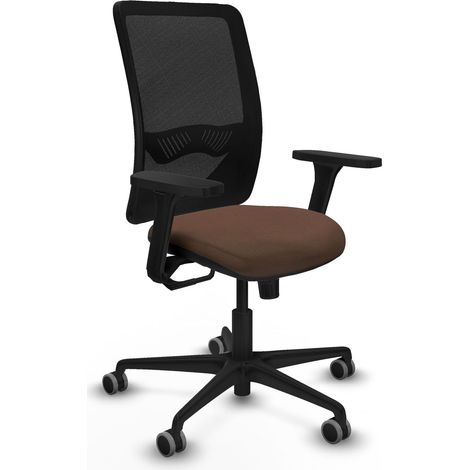 Chaise piqueras y crespo Zulema noir support lombaire réglable (1/2)