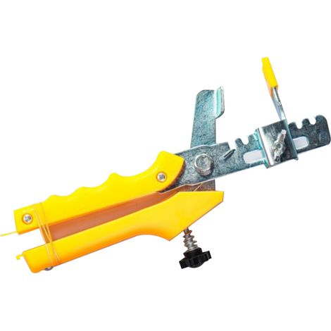 Pince de nivellement carrelage multi-vitesses, levier ergonomique, corps métallique, économie d'effort, outil de pose céramique, 1 pièce. (1/5)