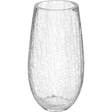 Vaso curvo in vetro crepla h27cm - Atmosphera créateur d'intérieur