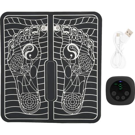 Tapis de Massage EMS pour Pieds - Soulagement Douleurs Musculaires et Fatigue - Affichage Numérique (1/5)