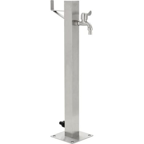 Bocchetta di irrigazione da giardino quadrata in acciaio inox da 65 cm (1/5)