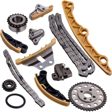 Kit de chaîne de distribution, acier inoxydable résistant à la corrosion, 23 mm de longueur, 32 mm de largeur, 2,2 L de cylindrée, compatibilité avec les véhicules compacts et de taille intermédiaire (1/5)