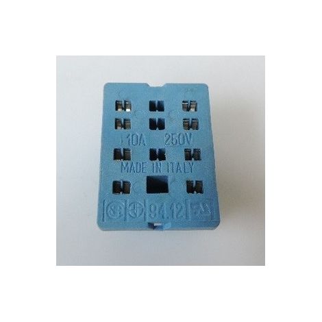 Support Circuit-imprimé 10A 250V pour série 5532 bleu étrier métallique FINDER 9412SMA (1/2)
