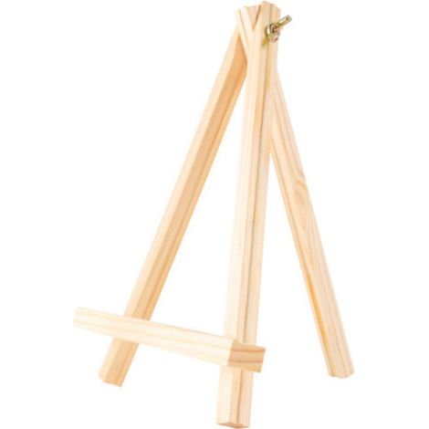 Caballete trípode de madera (1 pieza) para mesa pequeña, ideal para pintar y exhibir obras de arte, o para colocar un teléfono.