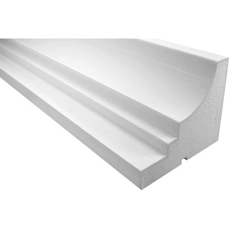 Facciata Stucco EPS PU Antiurto 150x180mm DC115: 2 metri / 1 modanatura (1/3)