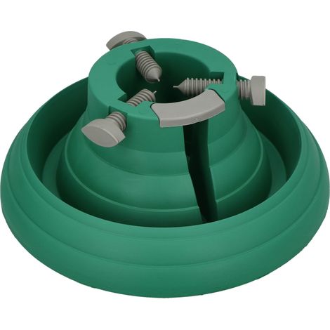 KOTARBAU® Pied De Sapin De Noël - PVC - Vert - Support Sapin De Noël - avec Réservoir Eau - Pour Sapin Jusqu’à 2,5 m - Stable et Durable (1/5)