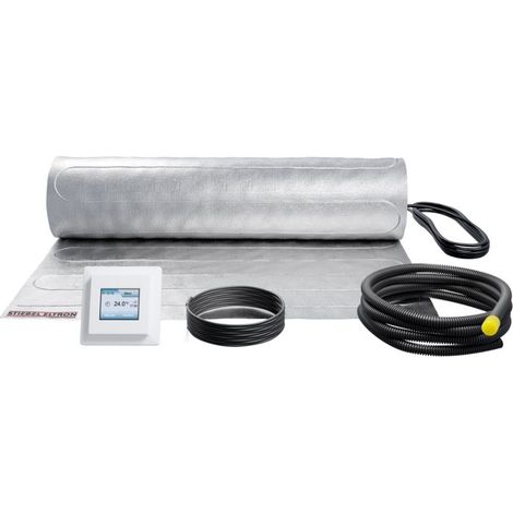 Stiebel Eltron Fußbodentemperierung FTD 140/9 Set Plus, Heizfläche von 9m2, 1260W Leistung bei 230V