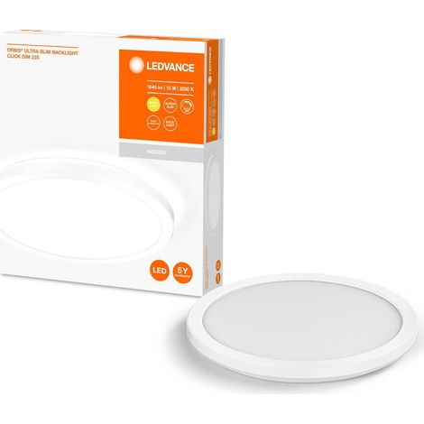 Ledvance LED Deckenleuchte Orbis Ultra Slim Click Dim weiß Ø 23,5 cm 15 W Deckenleuchte (1/4)