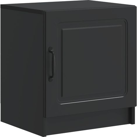 Bedside Cabinet Black 43 x 34.5 x 47 cm Engineered Wood vidaXL