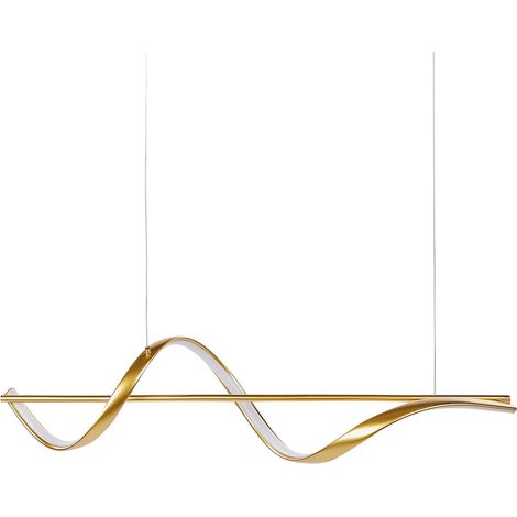 LED Hängeleuchte KHUTTI Metall Gold